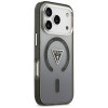 Custodia MagSafe Guess IML Gradient Triangle Logo per Apple iPhone 18 Pro Max / 17 Pro Max, nera