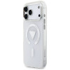 Custodia MagSafe Guess IML Gradient Triangle Logo per Apple iPhone 18 Pro Max / 17 Pro Max, trasparente