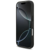 Custodia Karl Lagerfeld Saffiano Mono Patch Choupette per Apple iPhone 18 Pro / 17 Pro, nera