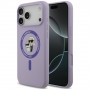 Custodia MagSafe in silicone Karl Lagerfeld Karl&Choupette Ring per Apple iPhone 18 Pro Max / iPhone 17 Pro Max, viola