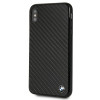 Custodia rigida BMW BMHCI65MBC Signature Carbon per Apple iPhone XS Max, nera