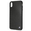 Custodia rigida BMW BMHCI65MBC Signature Carbon per Apple iPhone XS Max, nera