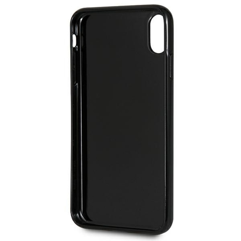 Custodia rigida BMW BMHCI65MBC Signature Carbon per Apple iPhone XS Max, nera