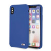 BMW BMHCPXMSILNA Custodia rigida Silicone M Collection per Apple iPhone X / XS, blu navy