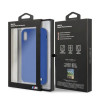 BMW BMHCPXMSILNA Custodia rigida Silicone M Collection per Apple iPhone X / XS, blu navy