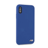 BMW BMHCPXMSILNA Custodia rigida Silicone M Collection per Apple iPhone X / XS, blu navy