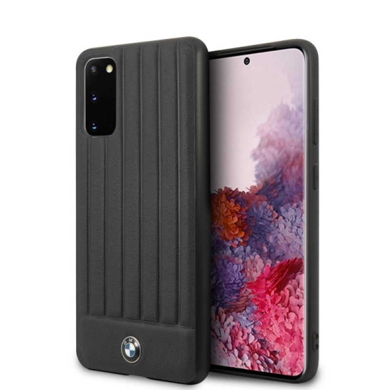 Custodia rigida BMW BMHCS62POCBK Signature per Samsung Galaxy S20, nera
