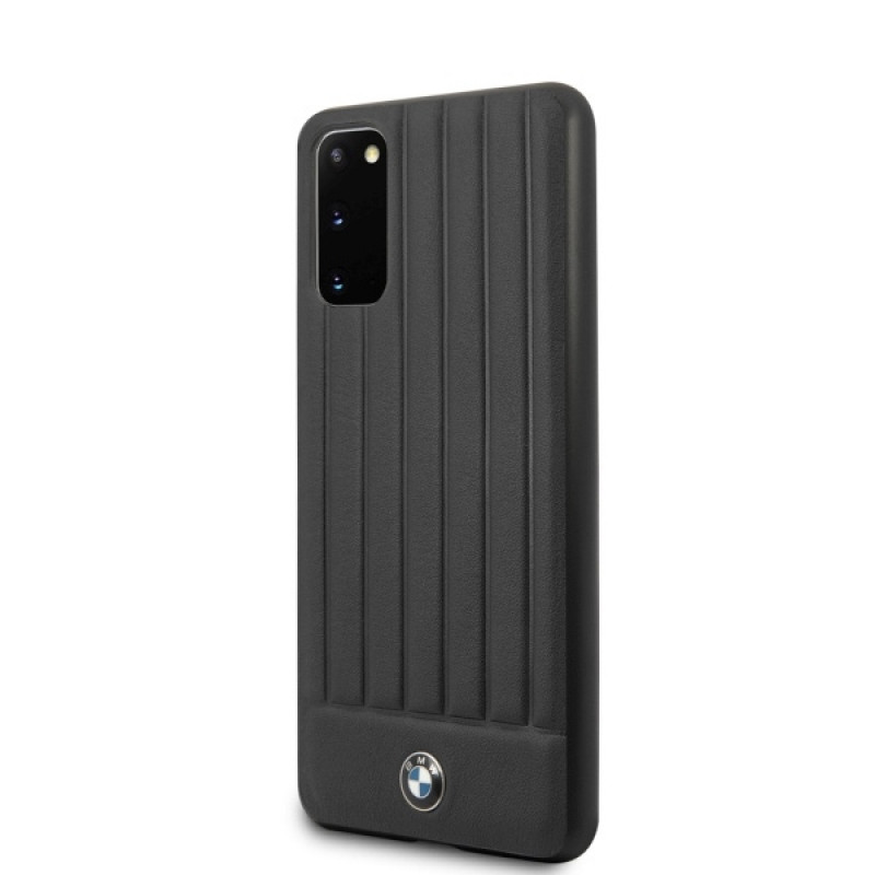 Custodia rigida BMW BMHCS62POCBK Signature per Samsung Galaxy S20, nera
