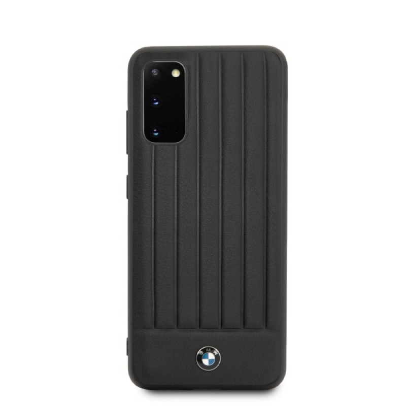 Custodia rigida BMW BMHCS62POCBK Signature per Samsung Galaxy S20, nera