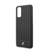 Custodia rigida BMW BMHCS62POCBK Signature per Samsung Galaxy S20, nera