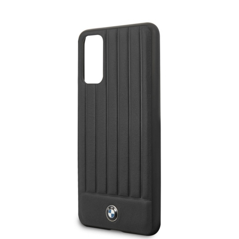 Custodia rigida BMW BMHCS62POCBK Signature per Samsung Galaxy S20, nera
