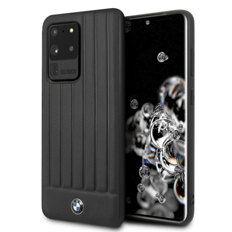 BMW BMHCS69POCBK Signature Hardcase per Samsung Galaxy S20 Ultra, nera