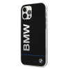 Custodia rigida BMW BMHCP12MPCUBBK Signature con logo stampato per Apple iPhone 12 / 12 Pro, nera