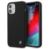 Custodia rigida Silicone Signature BMW BMHCP12SSILBK per Apple iPhone 12 mini, nera