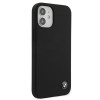 Custodia rigida Silicone Signature BMW BMHCP12SSILBK per Apple iPhone 12 mini, nera