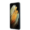 BMW BMHCS21MSILNA Silicone Signature Hardcase per Samsung Galaxy S21+, blu navy