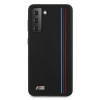 Custodia BMW BMHCS21MSIVTBK Silicone Stripes M Collection per Samsung Galaxy S21+, nera