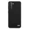 Custodia in silicone M Collection BMW BMHCS21MMSILBK per Samsung Galaxy S21+, nera