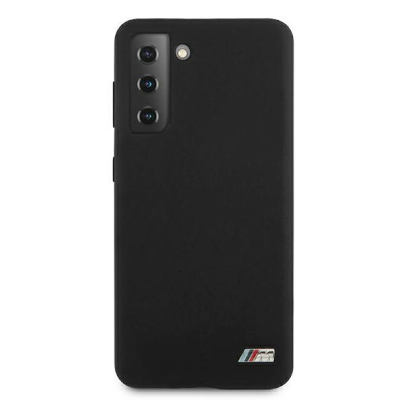 Custodia in silicone M Collection BMW BMHCS21MMSILBK per Samsung Galaxy S21+, nera