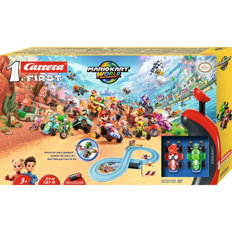 Set Carrera First!!! First Cars - Mario Kart World Mario vs. Yoshi (20063067)