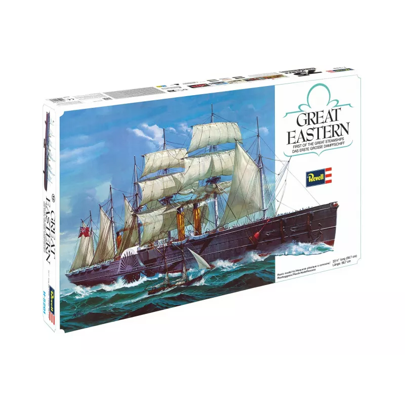 Kit modellino nave Great Eastern Revell 05608, 75 anni, 1:388