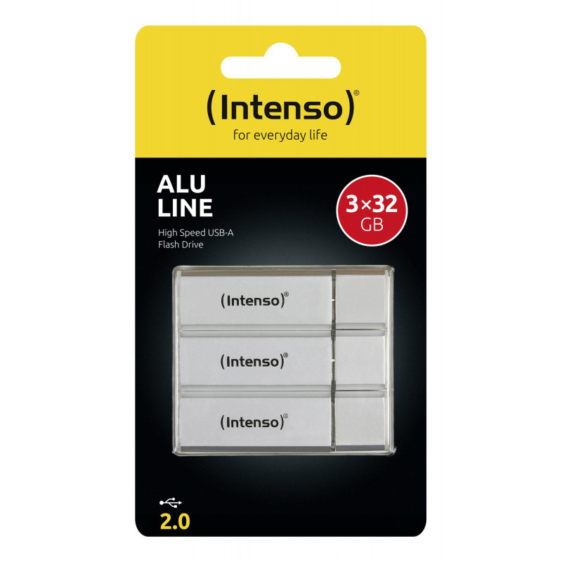 Chiavetta USB Intenso 3521483, 32 GB, USB Type-A 2.0, argento