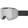 Maschera da sci UVEX Evidnt ATTRACT V con custodia, nero/argento