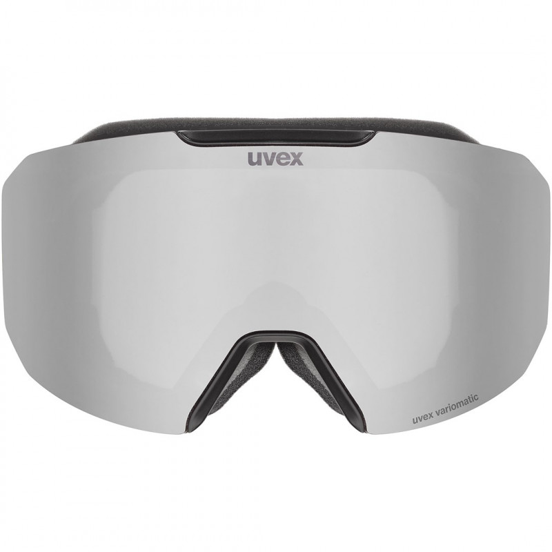 Maschera da sci UVEX Evidnt ATTRACT V con custodia, nero/argento
