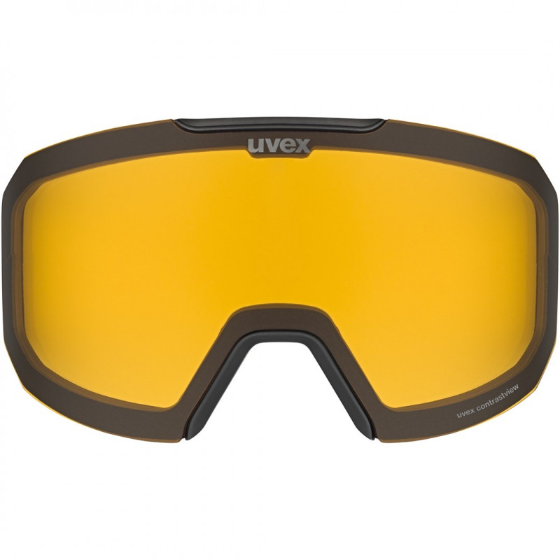 Maschera da sci UVEX Evidnt ATTRACT V con custodia, nero/argento