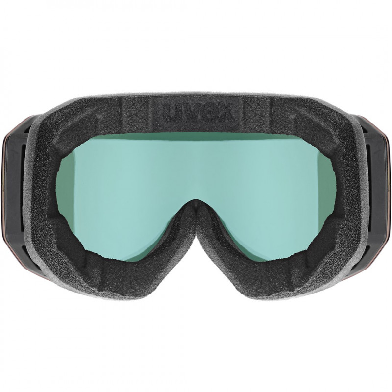 Maschera da sci UVEX Evidnt ATTRACT V con custodia, nero/arcobaleno