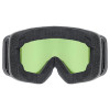 UVEX pwdr FM Occhiali da sci per bambini, nero/rosa/verde/trasparente