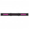 UVEX pwdr FM Occhiali da sci per bambini, nero/rosa/verde/trasparente