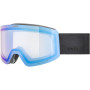 Maschera da sci UVEX Provoqe V, nero/blu, taglia unica