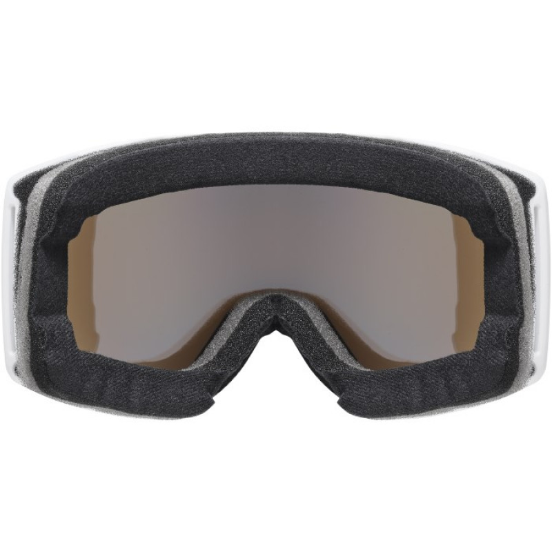 UVEX Scenic P Occhiali da sci, Bianco/Argento