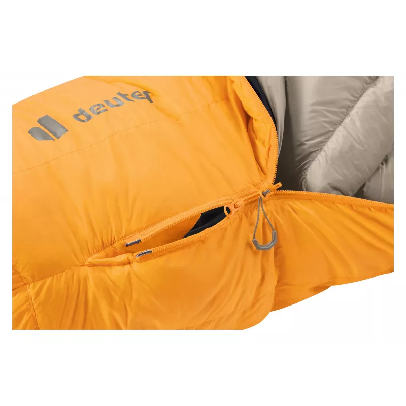 Sacco a pelo in piuma Deuter Astro Pro 400, -6 °C / 21 °F, magma/titanium