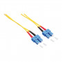 Cavo patch in fibra ottica LogiLink FP0SC10 SC/SC OS2 9/125 µm duplex, 10 m, giallo