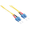 Cavo patch in fibra ottica LogiLink FP0SC10 SC/SC OS2 9/125 µm duplex, 10 m, giallo