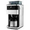 Macchina per caffè filtro Medion MD 19911 con macinacaffè, caraffa termica, 1000 W, argento/nero