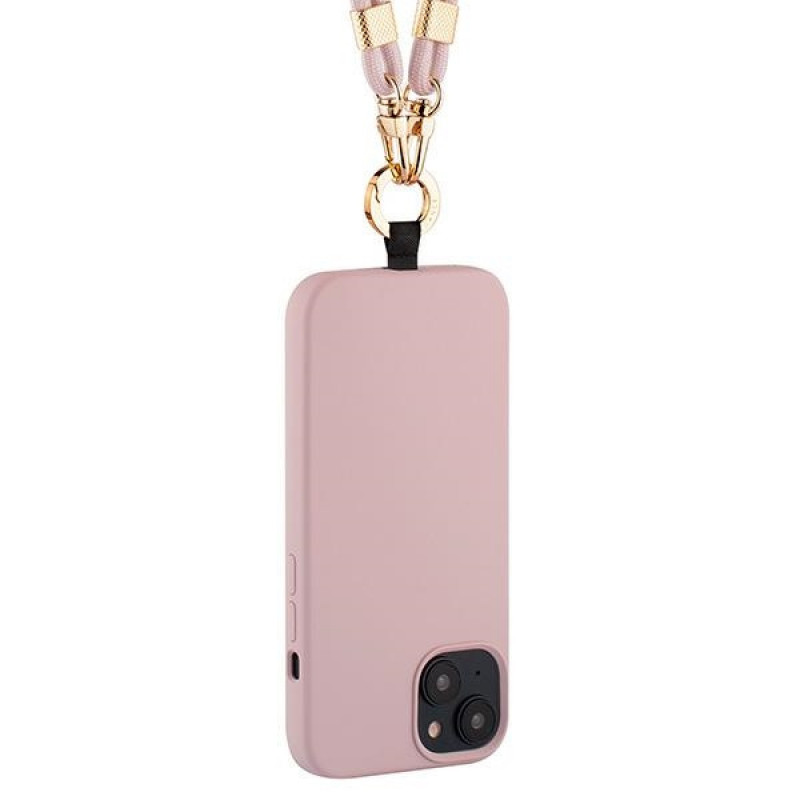 Custodia Just Elegance JEC151 per Apple iPhone 15 MagSafe, PopGrip, rosa
