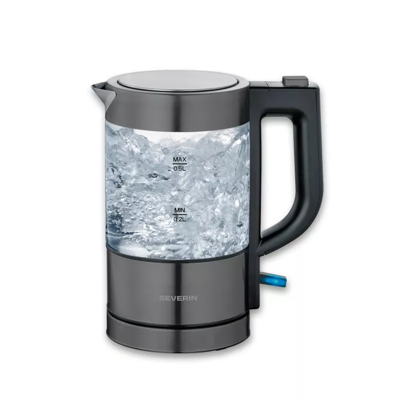 Bollitore mini in vetro Severin 9387, 0,5 l