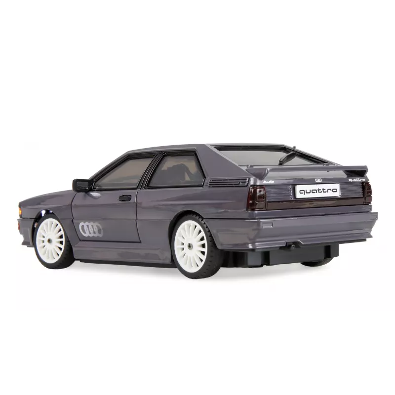 Auto RC Amewi Audi quattro 1980 on-road/drift con giroscopio, 4WD, 1:28, RTR, grigia