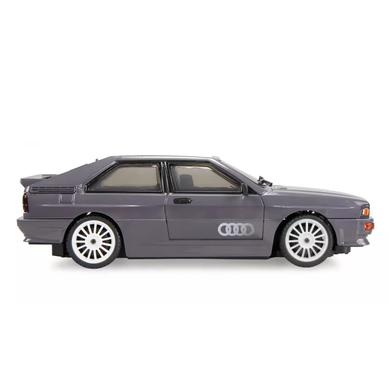 Auto RC Amewi Audi quattro 1980 on-road/drift con giroscopio, 4WD, 1:28, RTR, grigia