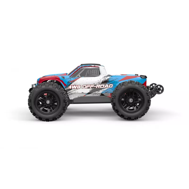 Amewi Hyper Go Monster Truck V2 brushless 4WD, 1:16, RTR, blu/bianco