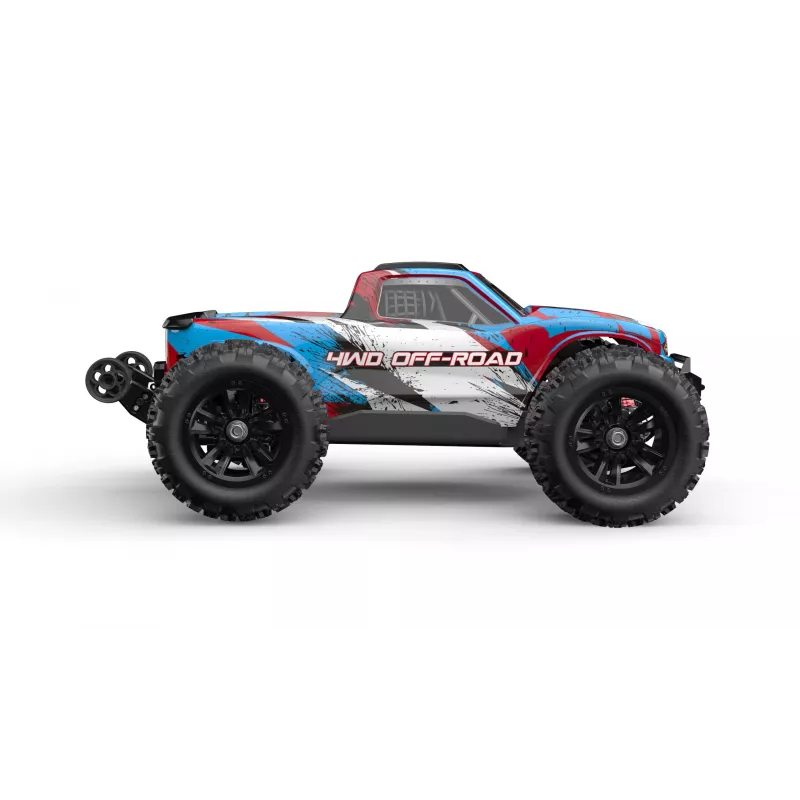 Amewi Hyper Go Monster Truck V2 brushless 4WD, 1:16, RTR, blu/bianco