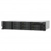 QNAP TS-h1073BXeU-RP-8G NAS rack 2U, Ryzen Embedded V1780B, 8 GB DDR4, alimentatore ridondante