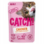 CATCH Cibo umido per gatti con pollo e carote in salsa, 85 g