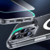 Custodia ESR Classic Pro Set HaloLock MagSafe con vetro temperato per Apple iPhone 16 Pro Max, trasparente