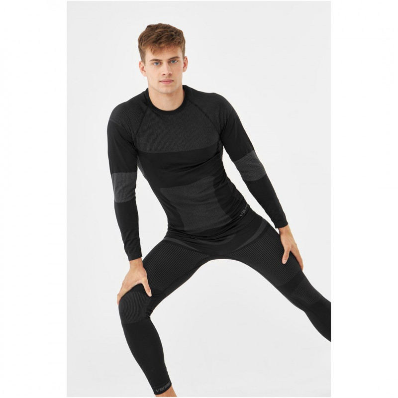 Set intimo termoattivo da uomo Viking Dante, nero, taglia M