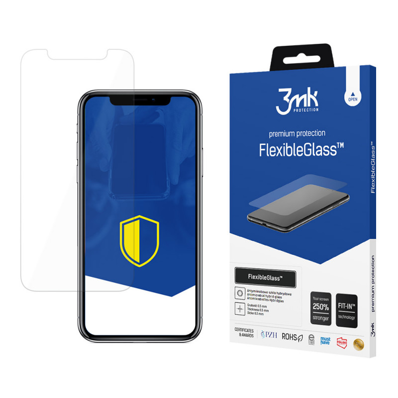 Vetro ibrido flessibile 3MK FlexibleGlass per Apple iPhone X