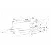 Cappa aspirante MAAN Corona 2 Touch 60, bianca